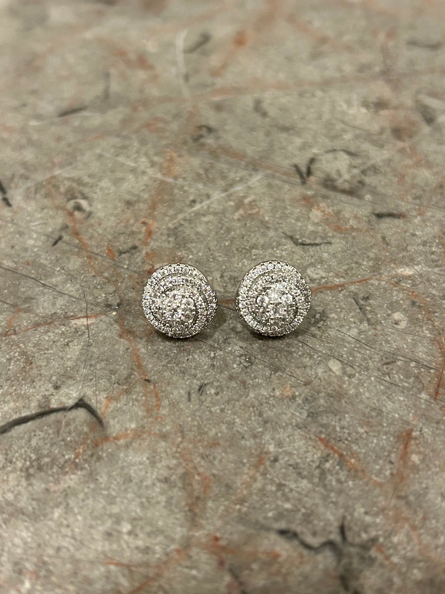 Aretes Circulo Chico Pleateados