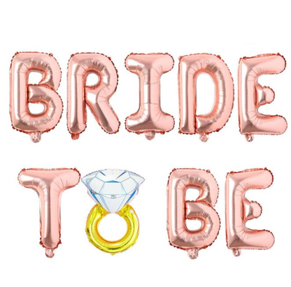 Globo "Bride to be" con Anillo