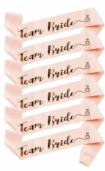 Team Bride Sash